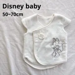 Disneybaby ベビーベスト フランネル スリーパー ホワイト