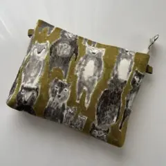 ミナペルホネン alive サコッシュにもなる大ポーチ ハンドメイド