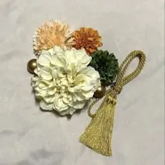 髪飾り　タッセル付き　成人式　卒業式　花飾り　ヘアピン　7点セット