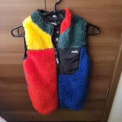 エックスガール リバーシブルボアベスト