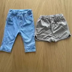 美品☆無印良品　パンツ　2枚セット　80cm