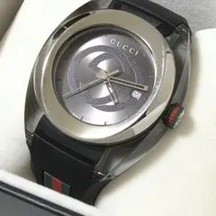 稼働✨ GUCCI グッチ 腕時計 ダブルG インターロッキング ブラック 美品