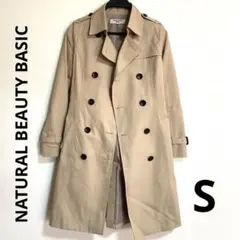 NATURAL BEAUTY BASICトレンチコート ベージュ　S