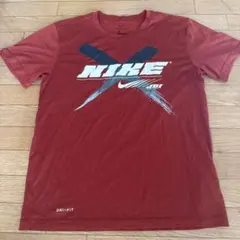 NIKE DRI-FIT Tシャツ レッド Mサイズ