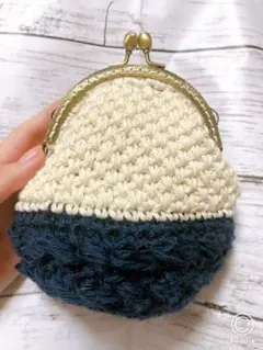 ハンドメイド ポーチ キラキラがま口◡̈⃝︎⋆︎*