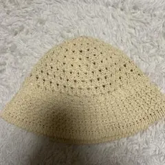 レディース 麦わら帽子風 ハット