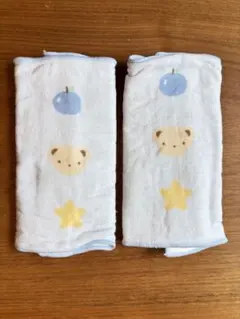 ファミリア familiar よだれパッド　抱っこ紐カバー　ライトブルー