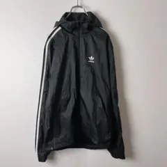 c*n様 アディダス　トレフォイル　刺繍ロゴ　ナイロンジャケット　パーカー　メン