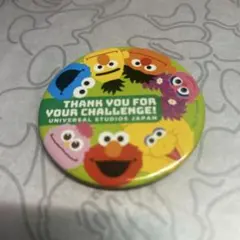 セサミストリート 缶バッジ ユニバーサル・スタジオ・ジャパン