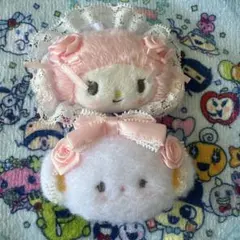 サンリオ　ホワイトフリルデザインシリーズ　ヘアクリップ