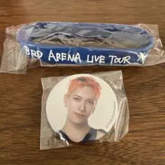 池﨑理人　ラバーバンド　缶バッジ