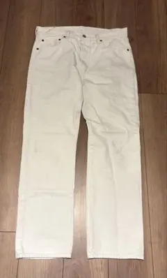 メキシコ製 LEVIS 501 ボタンフライ ホワイト デニム パンツ