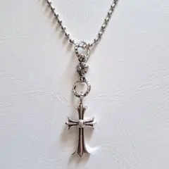 クロス ペンダント ネックレス ボールチェーン 男女兼用 プレゼント おしゃれ