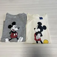 Disney ミッキーマウス Tシャツ 2枚セットユニクロ　チャンピオン120