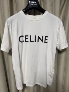 CELINE セリーヌ ロゴ Tシャツ ホワイト