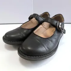 ムーンスター ワンストラップシューズ 本革 ブラック 22.0cm