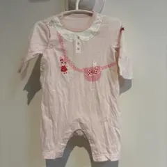 ホットビスケッツ　ピンク　カバーオール　ロンパース