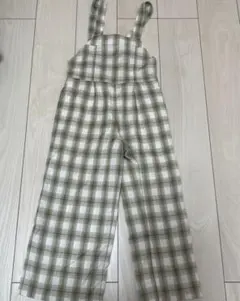a.v.v チェックサロペット 130サイズ