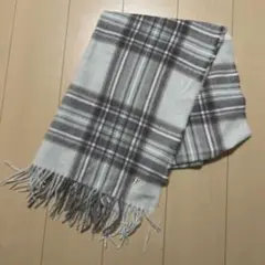 Feroux グレー系チェックマフラー