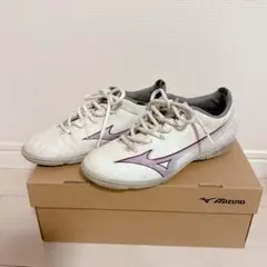 Mizuno ALPHA サッカートレーニングシューズ ホワイト 24.0cm