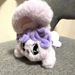 エスターバニー　紫　エンジェル　ぬいぐるみ　パスケース
