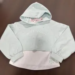 mezzo piano ミントグリーン トレーナー 130 インナーつき