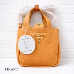 ★ぽん★様♡新品FIRANOミニトートバッグ2WAYショルダー付　クロコ型押し風