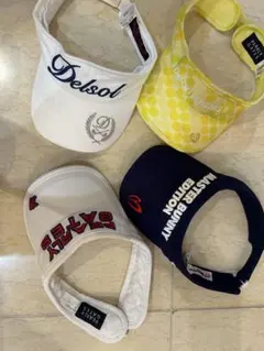 ゴルフ サンバイザー4点セットパーリーゲーツ