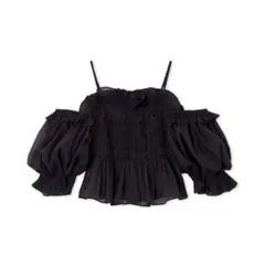 今期　未開封　snidel Sustainableギャザーオフショルブラウス