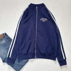 GAP ヴィンテージ ソフト GAPロゴ トラックジャケット ユニセックス 紺