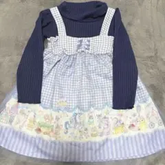 しまむら　エコネコさん　ワンピース　100サイズ