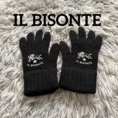 最終お値下げ☆IL BISONTE 手袋★ブラック