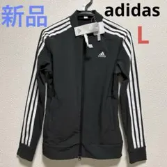 アディダスゴルフ　アウター　長袖ジャケット　ブラック　上着　ジャージ　森田遥　L