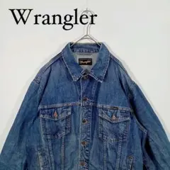 Wrangler ブルーデニムジャケット L ラングラー　Gジャン