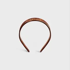 CELINE ヘアバンド ブラウンのサムネイル