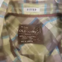 OLD NAVY チェック柄 半袖シャツ グリーン系 Mのサムネイル