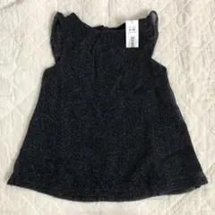 ラメ素材　ワンピース　６〜１２ヶ月