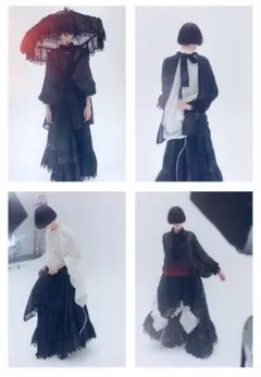 beautiful people 2022ss 34レース フレアスカートのサムネイル
