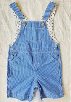 プチバトー　ストライプサロペット