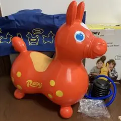 Rody バウンシングトイ オレンジ　ロディ　ポンプ付き