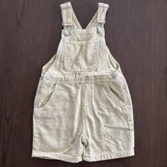 ZARA キッズ オーバーオール 92cm ベージュ ショート丈のサムネイル