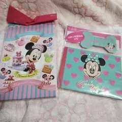 ディズニー　ミニー　封筒セット　メモ帳
