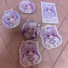 桃稚ちあ　オンラインくじ　A賞 二層A4アクリルパネル　1 桃稚ちあ オンラインくじ A賞 二層A4アクリルパネル 2