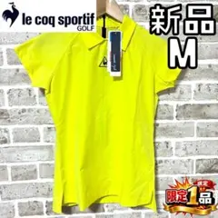 【早い者勝ち✨】新品 ルコックゴルフ レディース 半袖 シャツ M イエロー/黄のサムネイル