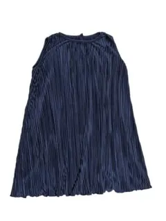 COMME CA ISM プリーツワンピース 110cm ネイビー 未使用