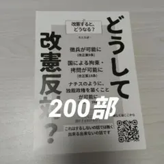 チラシ　200部
