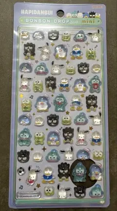 【正規品】新作 ボンボンドロップシール　ミニ　はぴだんぶい　サンリオ