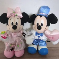 ミッキー＆ミニーぬいぐるみ　ウェディング