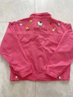Hello Kitty ピンク デニムジャケット 120 レトロ