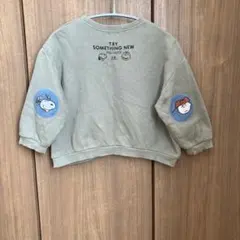 F.O.KIDS PEANUTSスヌーピートレーナー サイズ110 グリーン系